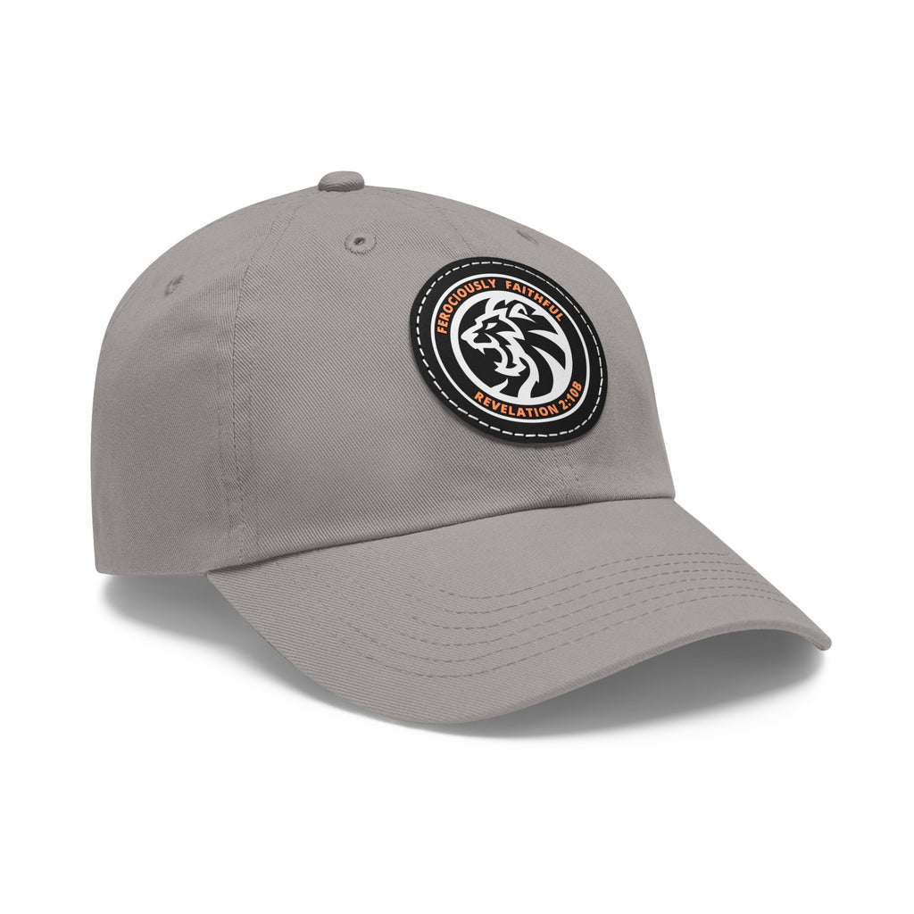 Lion Leather Patch Hat
