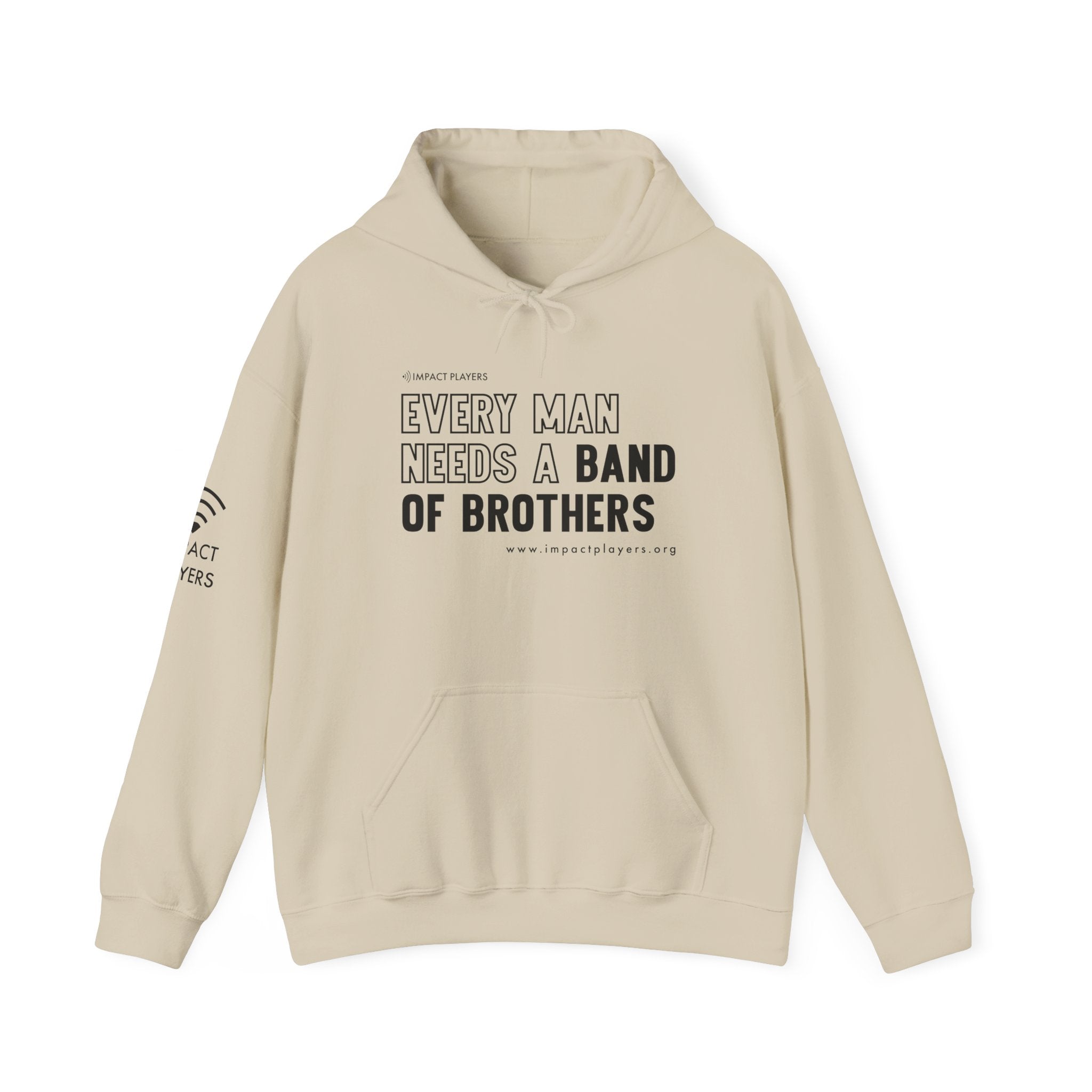 Every Man Needs a Band of Brothers Hoodie (Black Print)