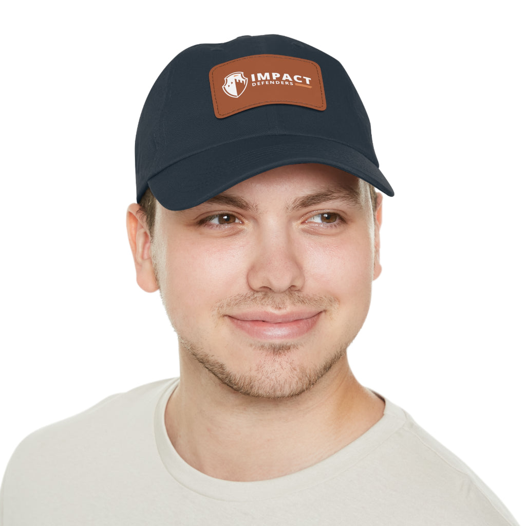 Impact Defender  Leather Patch Hat (Rectangle)