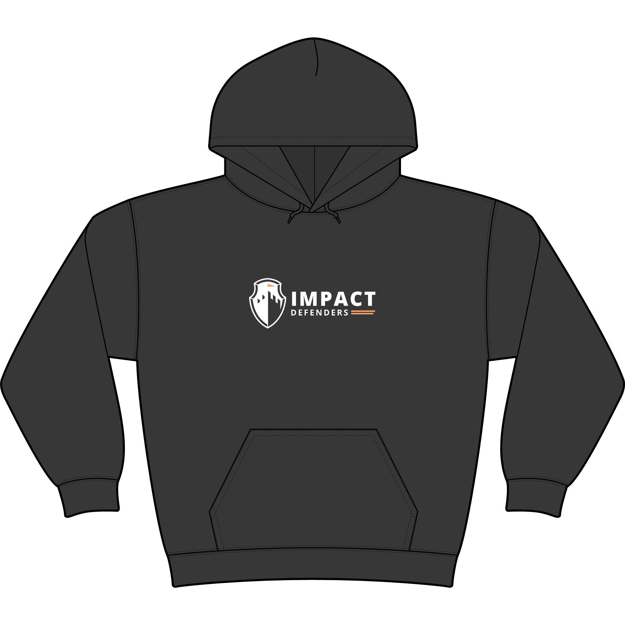 Impact Defenders Hoodie — Lightweight Logo Pullover