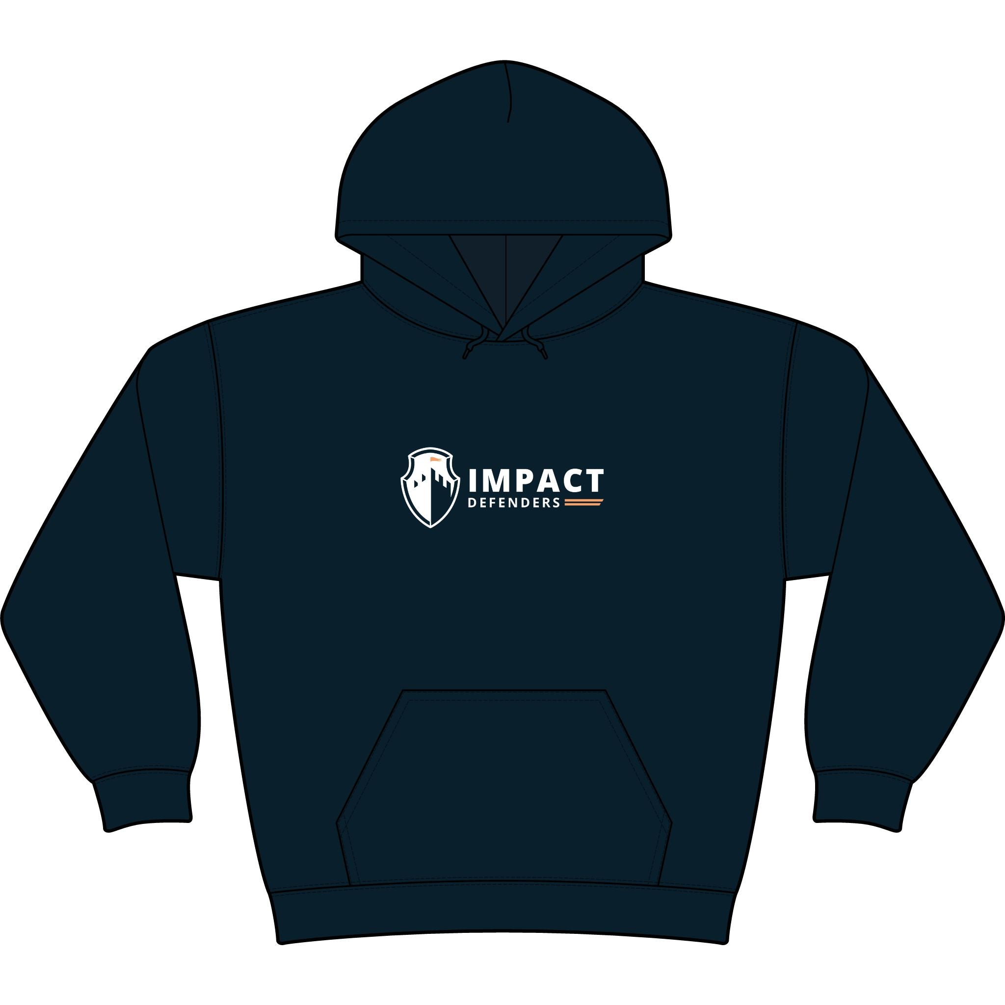 Impact Defenders Hoodie — Lightweight Logo Pullover