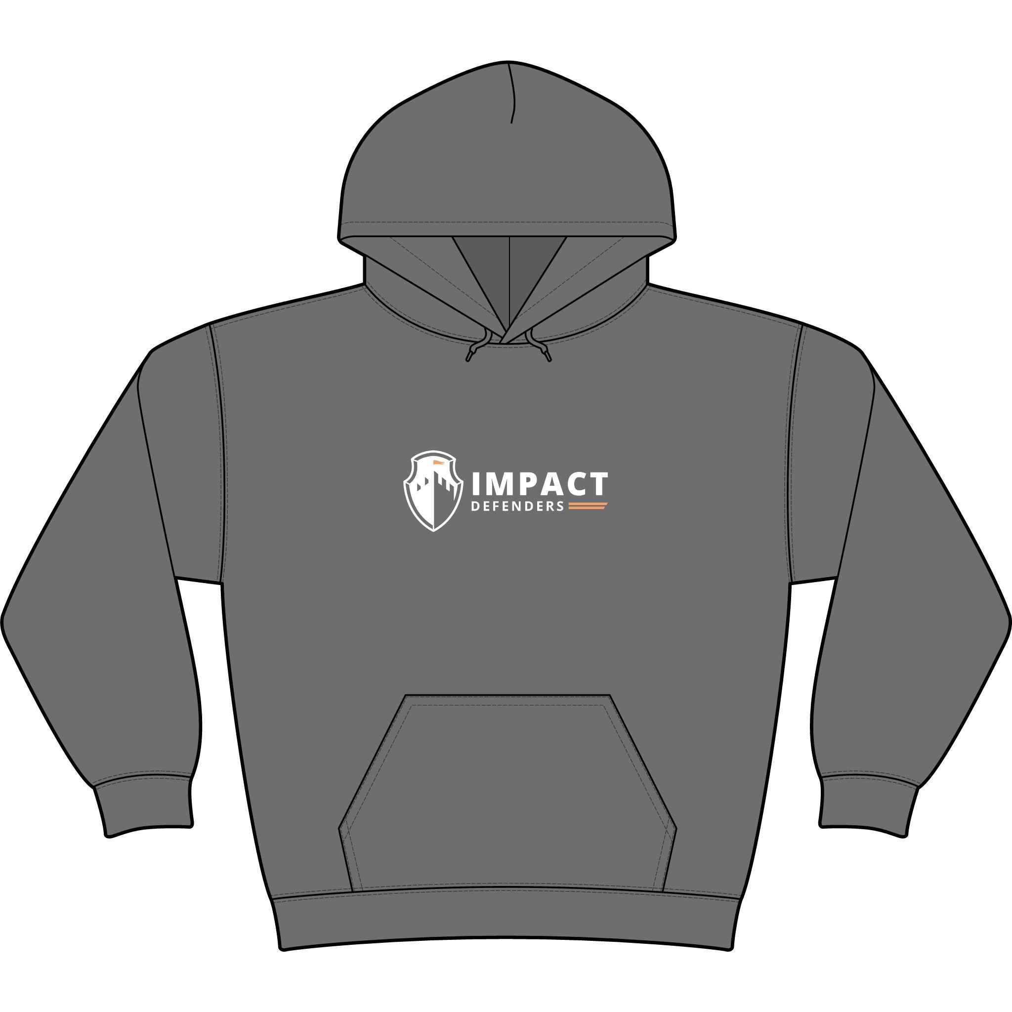 Impact Defenders Hoodie — Lightweight Logo Pullover