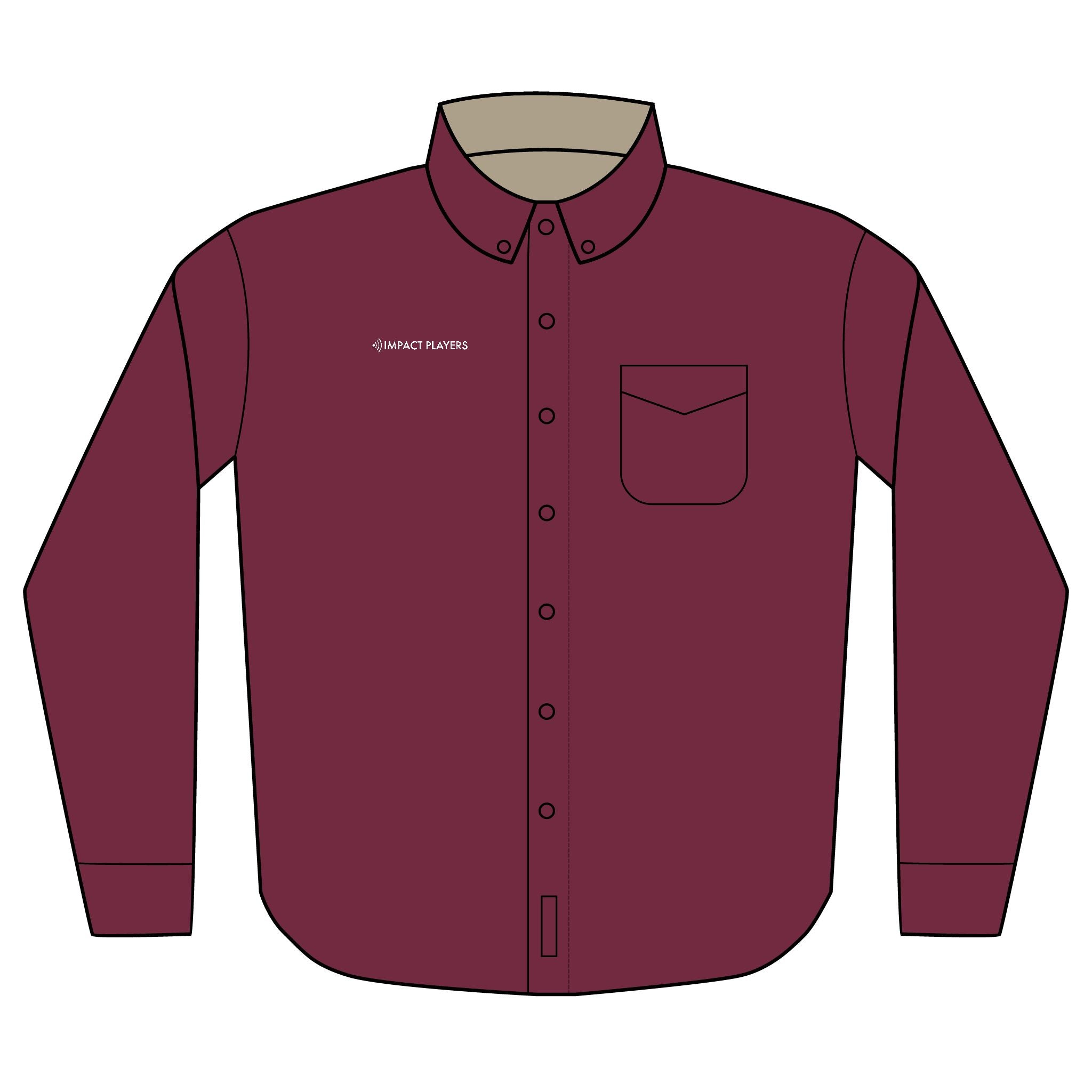 Impact Players Classic Button‑Down