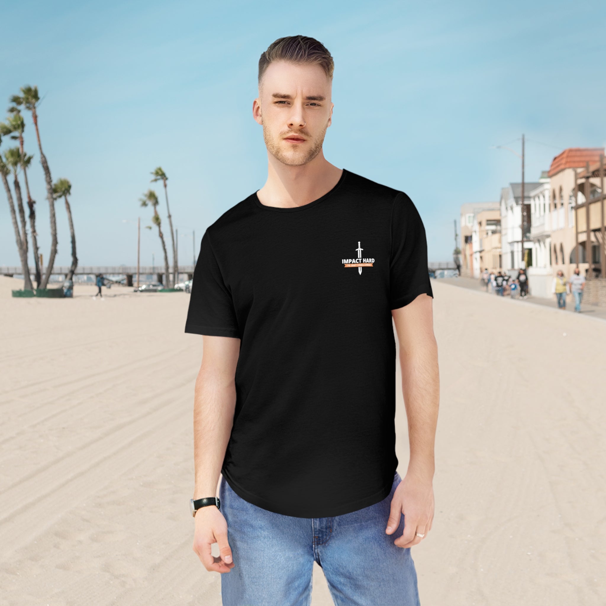 Impact Hard Curved Hem T-shirt