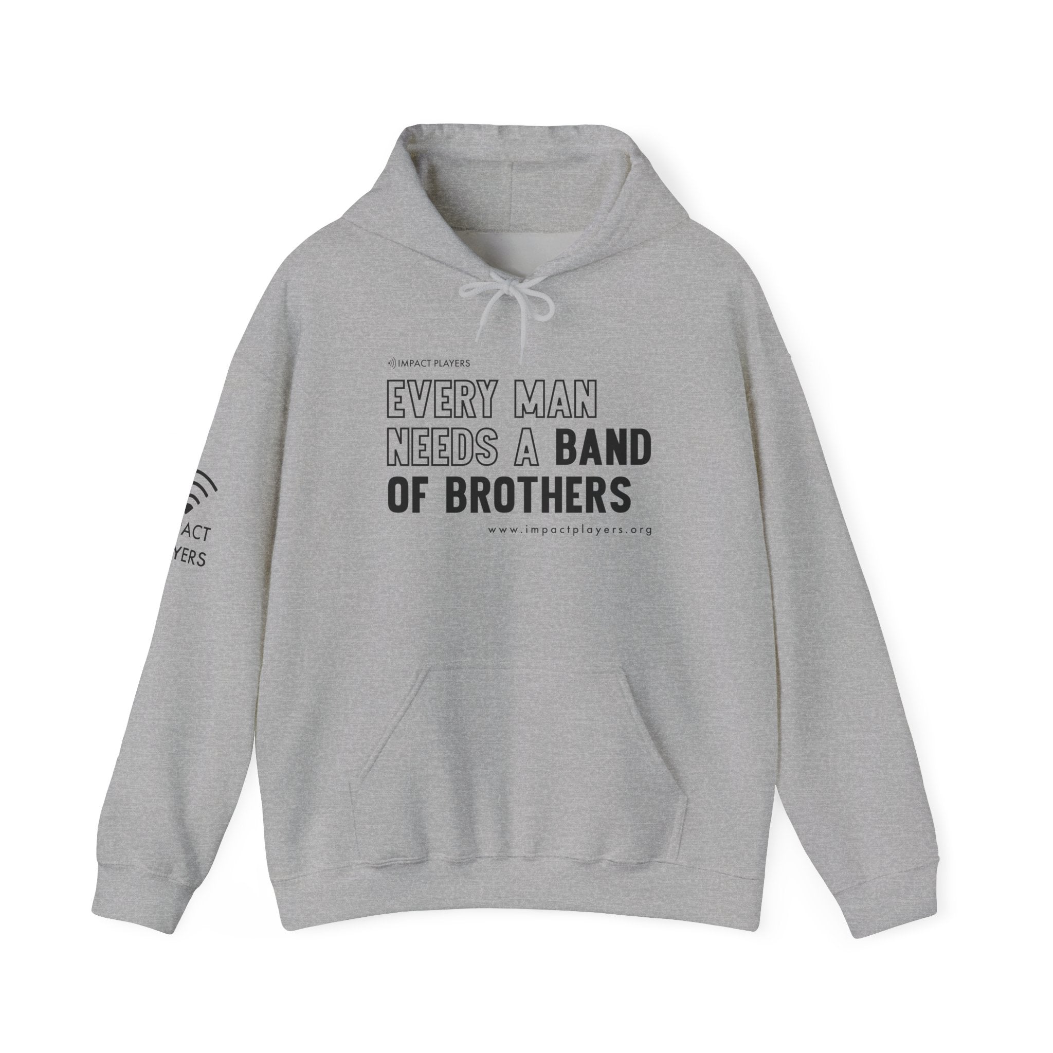 Every Man Needs a Band of Brothers Hoodie (Black Print)