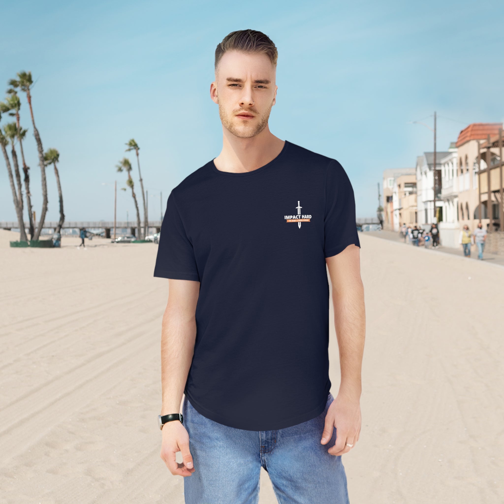 Impact Hard Curved Hem T-shirt