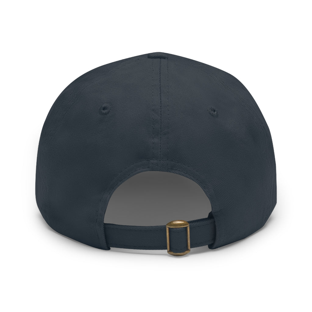 Lion Leather Patch Hat