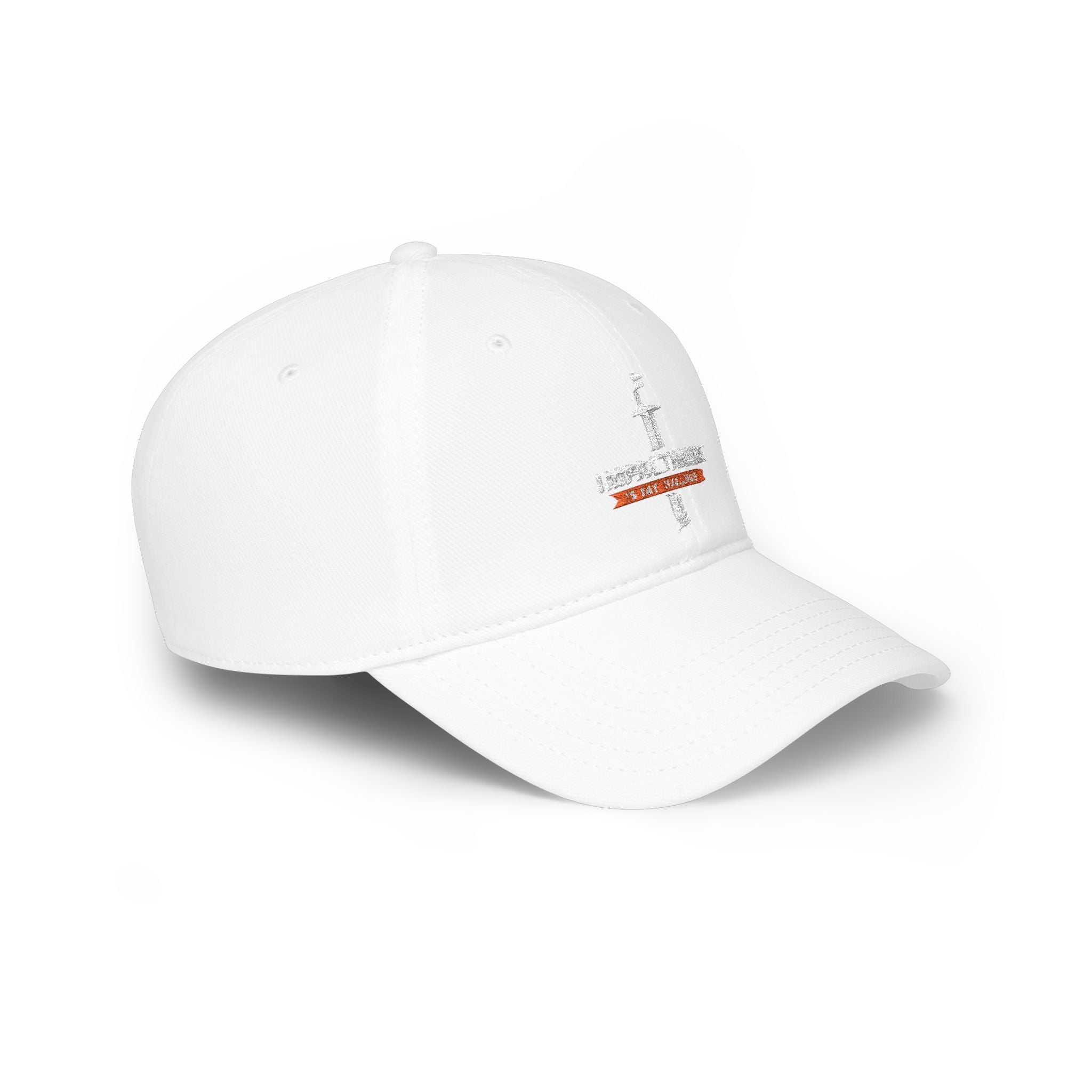 Impact Hard Navy Low Profile Baseball Cap — 'Impact Hard' Knife Logo Hat