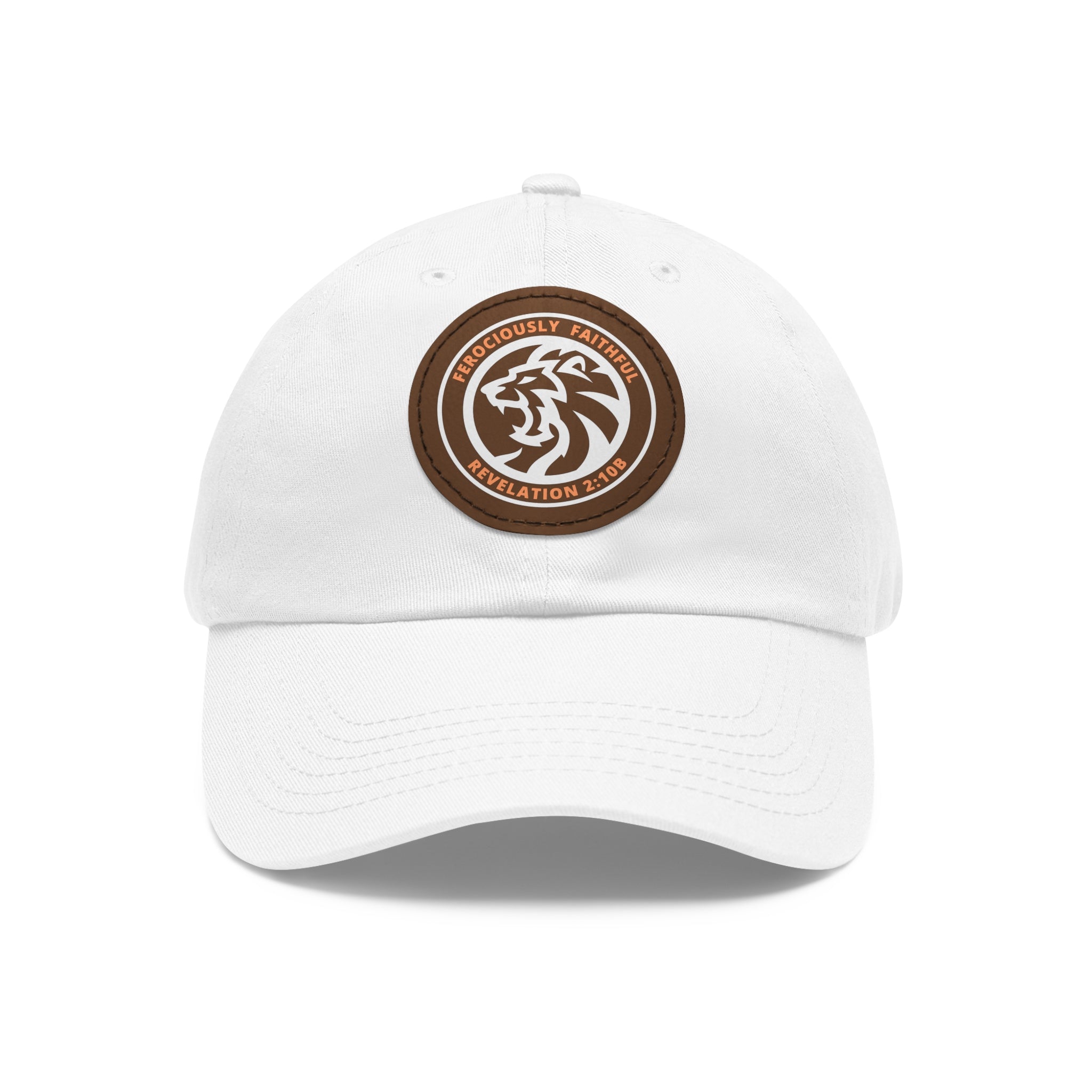Lion Leather Patch Hat