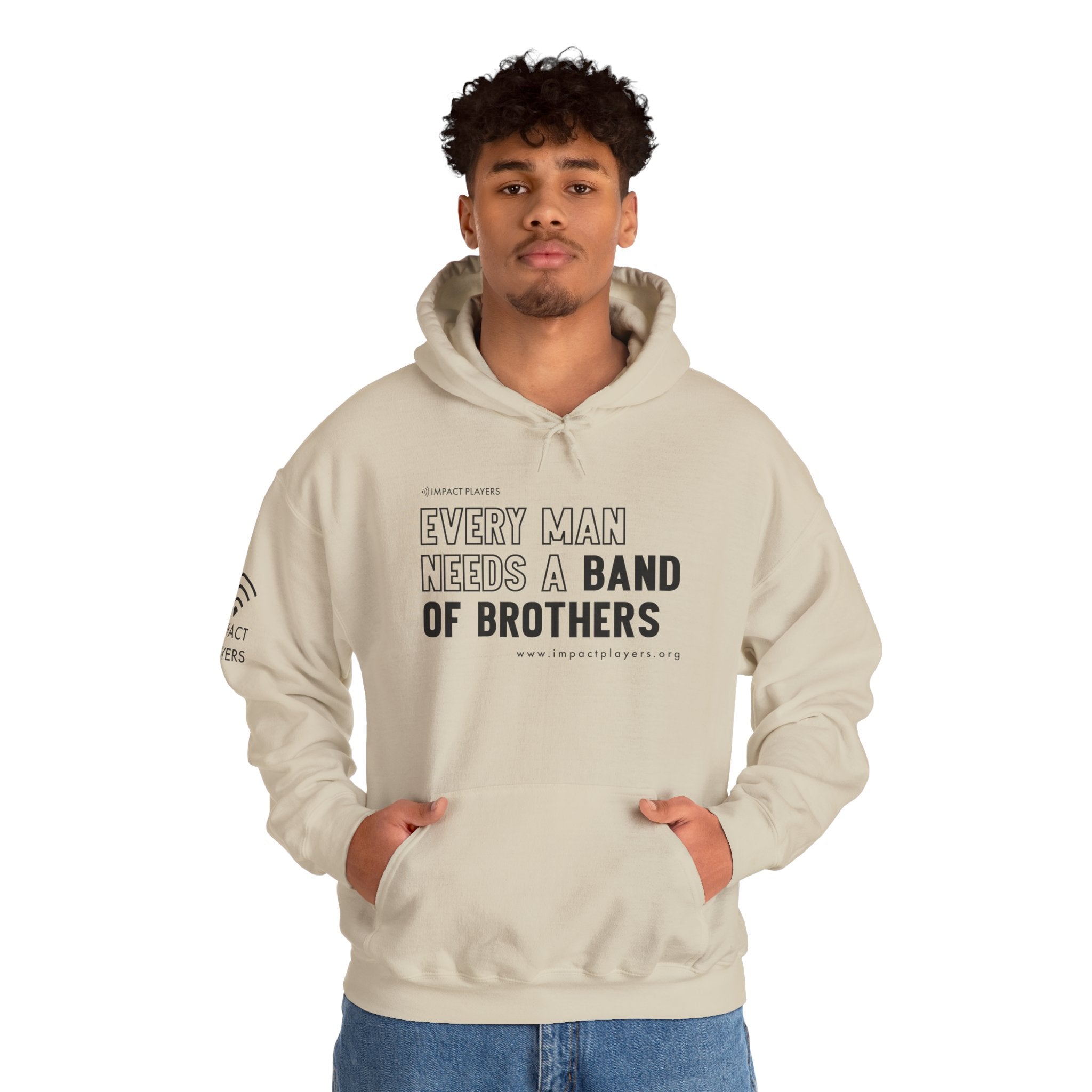 Every Man Needs a Band of Brothers Hoodie (Black Print)