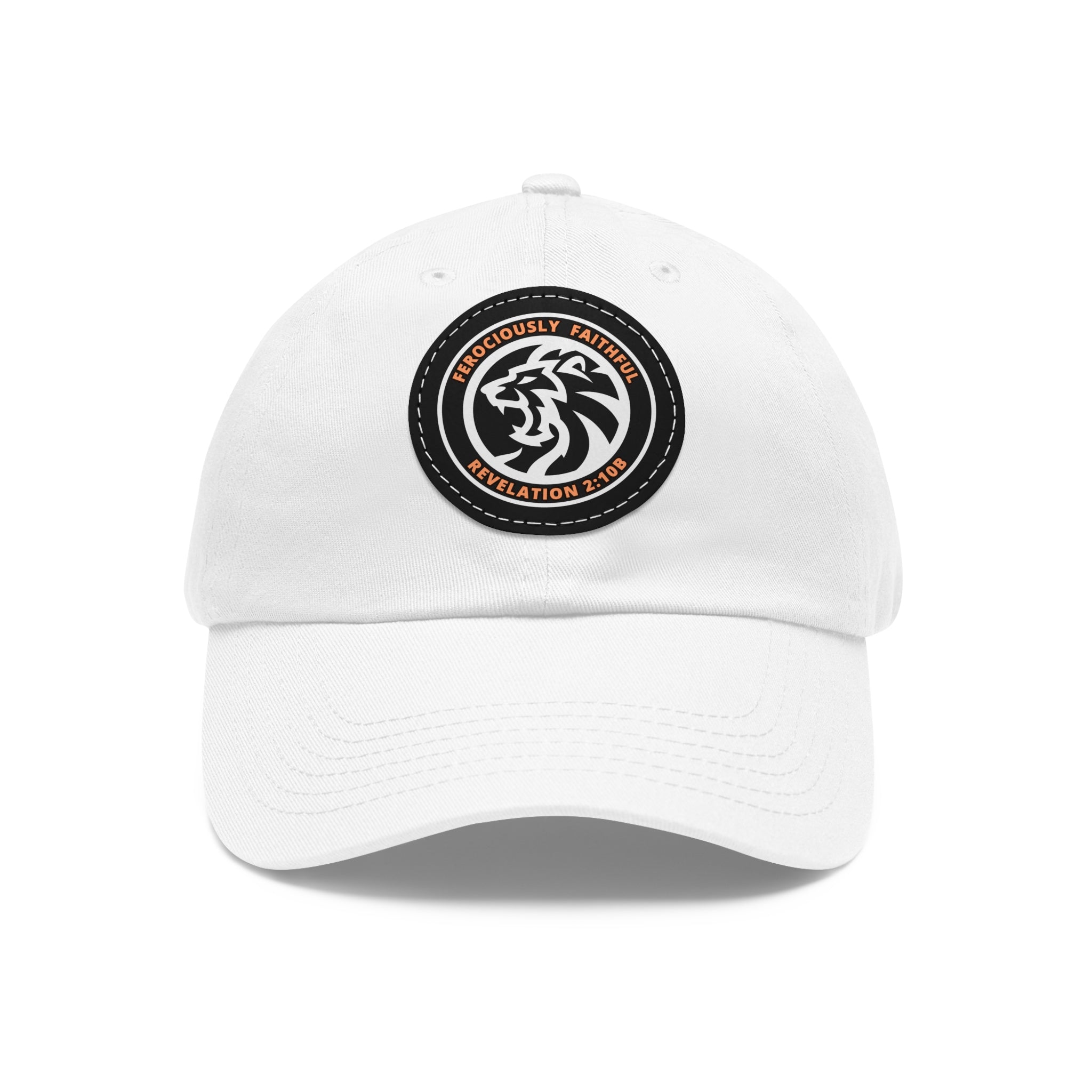 Lion Leather Patch Hat
