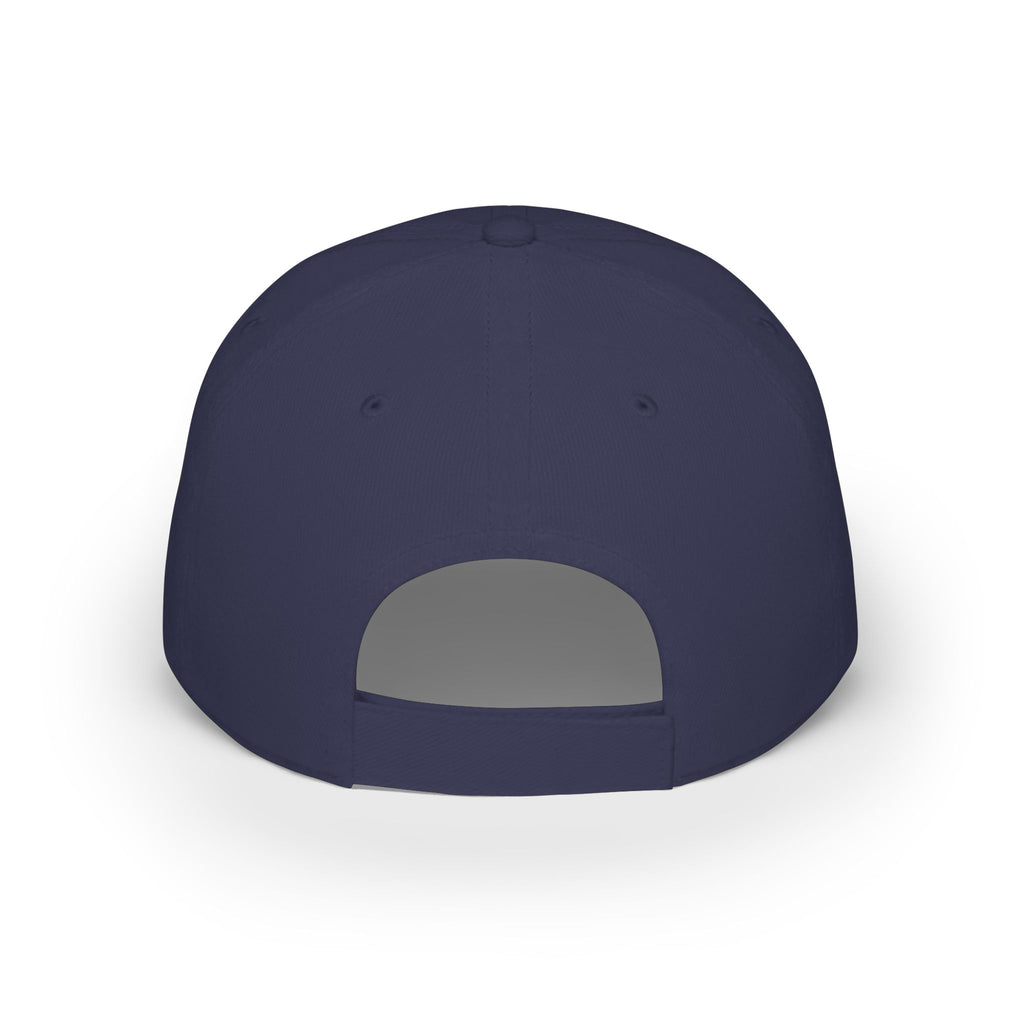 Impact Hard Navy Low Profile Baseball Cap — 'Impact Hard' Knife Logo Hat