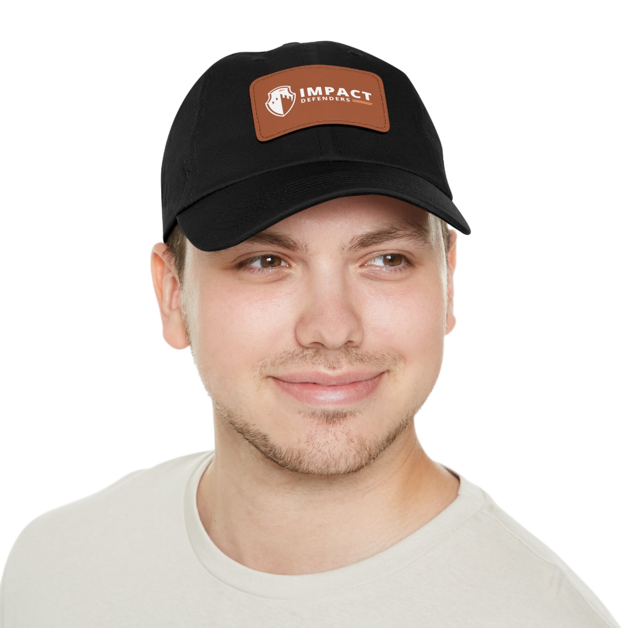 Impact Defender  Leather Patch Hat (Rectangle)